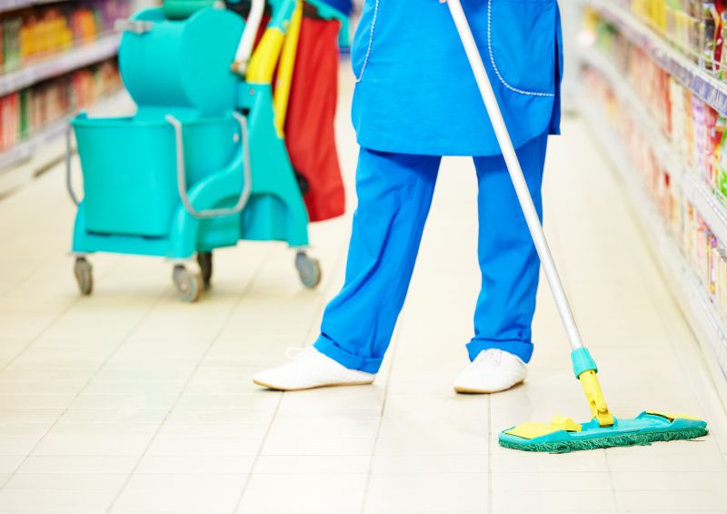 Commercial Kitchen Mopping in Denton, TX